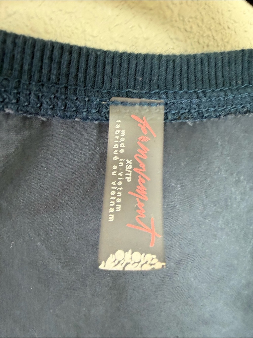 FREE PEOPLE FP Movement Over Under Jumpsuit Midnight Navy Blue Casual Women’s XS - Picture 9 of 16